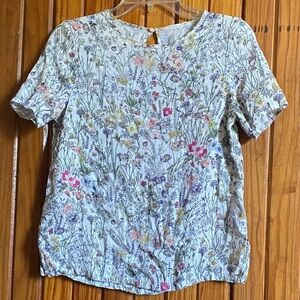 H&M Multicolor Floral Blouse